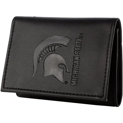 Michigan State Spartans Hybrid Tri-Fold Wallet - Black