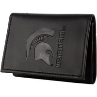 Portefeuille À Trois Volets Hybride Homme Michigan State Spartans Noir