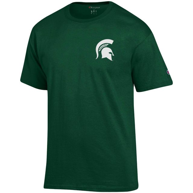 T-shirt vert Michigan State Spartans Stack 2-Hit pour hommes