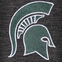 Men's Colosseum Black Michigan State Spartans Big & Tall Down Swing Polo