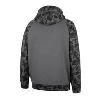 Men's Colosseum Charcoal Michigan State Spartans OHT Military Appreciation Camo Stack Raglan Pullover Hoodie