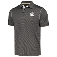 Men's Colosseum  Gray Michigan State Spartans Cameron Polo