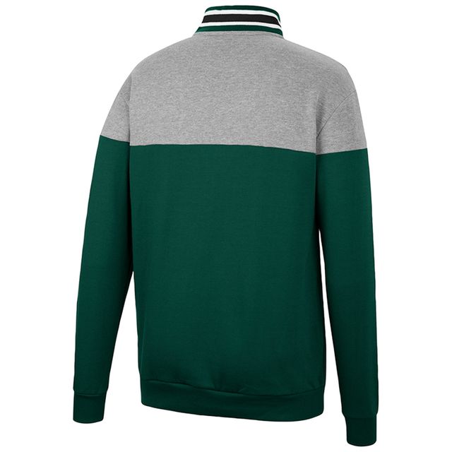 Haut Colosseum Green/Heather Grey Michigan State Spartans Be the Ball pour homme