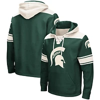 Sweat à capuche lacets vert Colosseum Michigan State Spartans 2.0 pour hommes