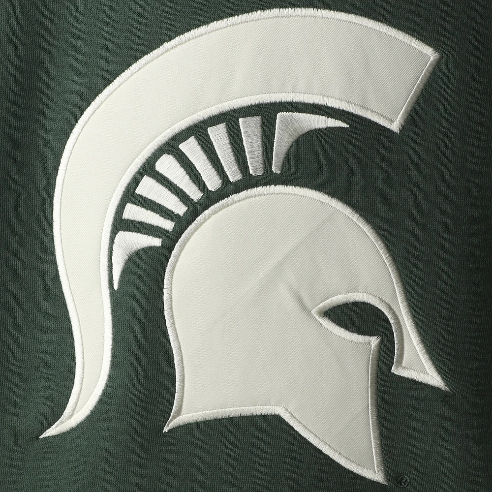 Sweat à capuche lacets vert Colosseum Michigan State Spartans 2.0 pour hommes