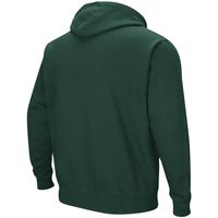 Men's Colosseum Green Michigan State Spartans Big & Tall Arch Logo 2.0 Pullover Hoodie