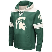 Chandail à capuchon lacets pour hommes Michigan State Spartans Big & Tall Colosseum Green