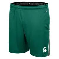 Men's Colosseum Green Michigan State Spartans Laws of Physics Shorts