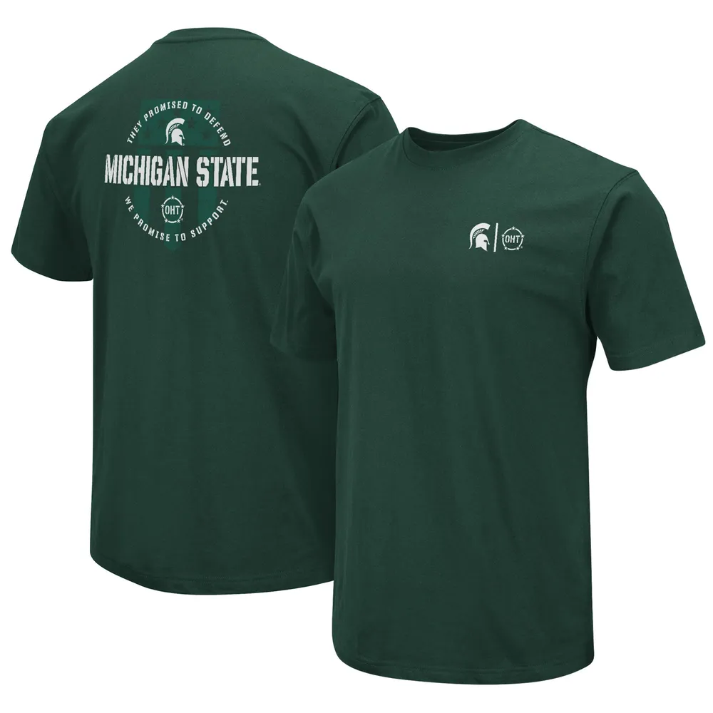 Lids Michigan State Spartans Colosseum Women's Team Oversized Pullover  Sweatshirt - Heathered Green