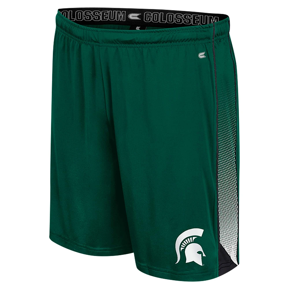 Men's Colosseum Green Michigan State Spartans Online Shorts