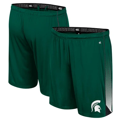 Short en ligne Colosseum vert Michigan State Spartans pour hommes