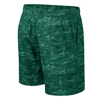 Men's Colosseum Green Michigan State Spartans Ozark Swim Shorts