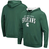 Pull à capuche vert Colosseum Michigan State Spartans Resistance pour hommes