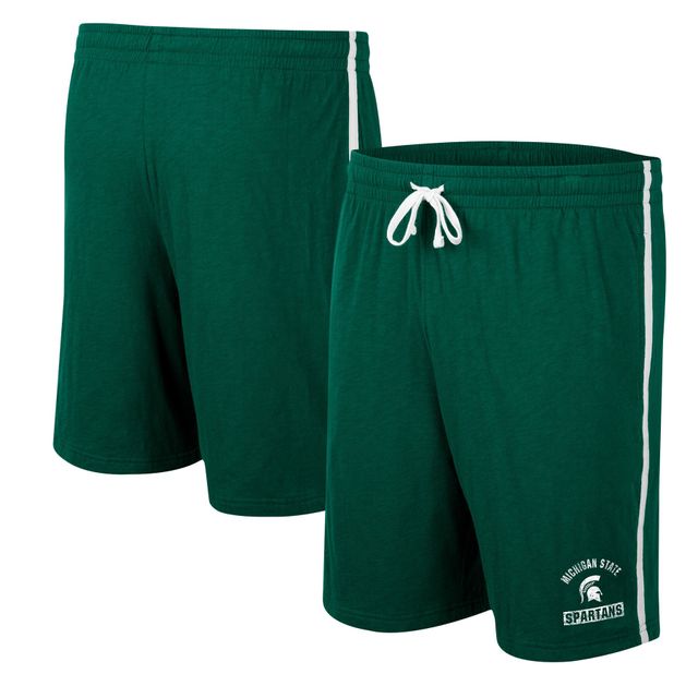 Colosseum Green Michigan State Spartans Thunder Slub Short pour homme