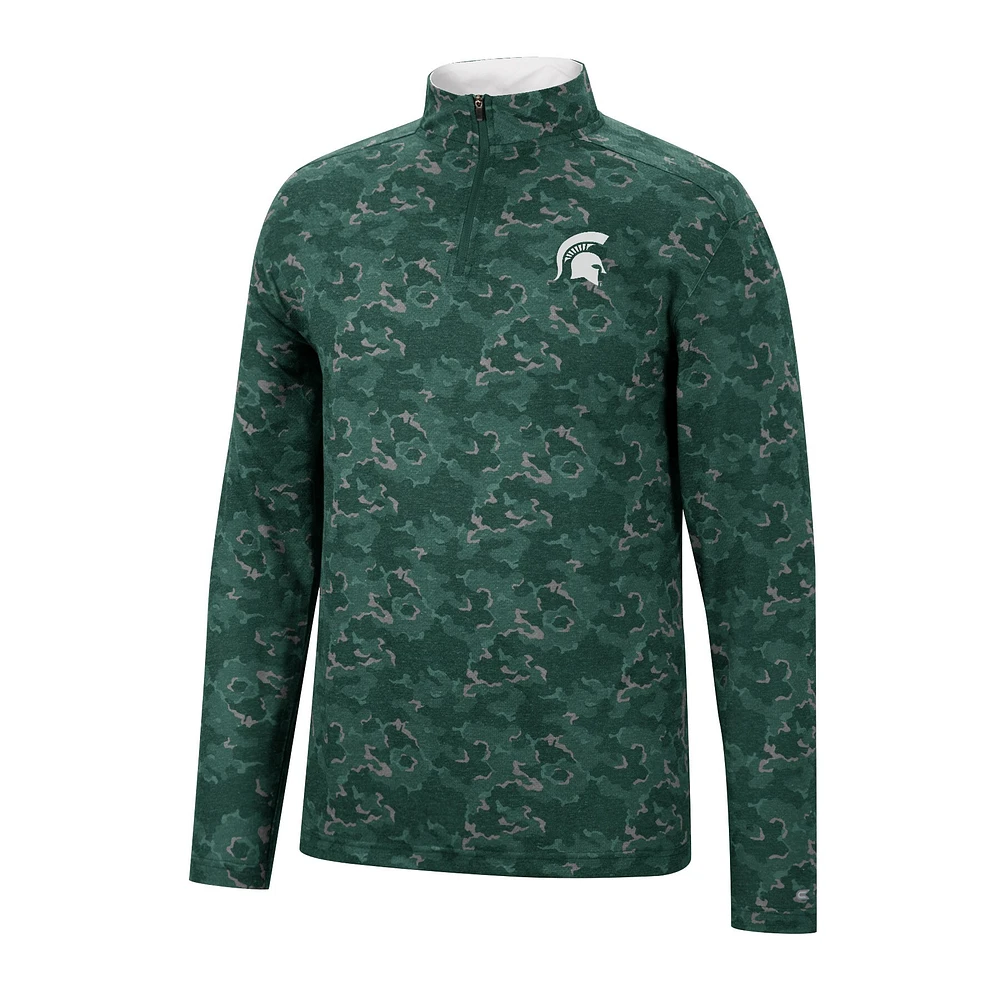 Colosseum Green Michigan State Spartans Tivo Veste zippée pour homme