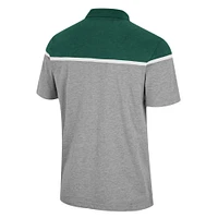 Polo Colosseum Heather Grey Michigan State Spartans Chamberlain pour homme