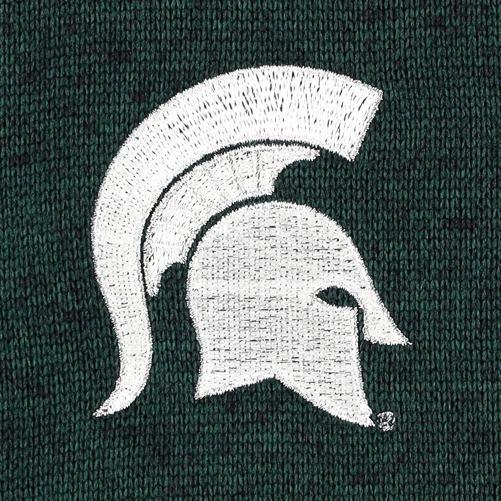 Men's Columbia Green Michigan State Spartans Canyon Point Omni-Shield Raglan Half-Zip Pullover Top