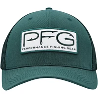 Casquette Columbia Green Michigan State Spartans PFG Hooks Flex pour homme