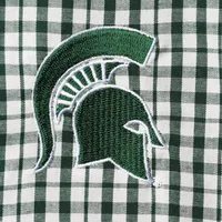 Men's Columbia Green Michigan State Spartans Rapid Rivers Logo Button-Down Shirt