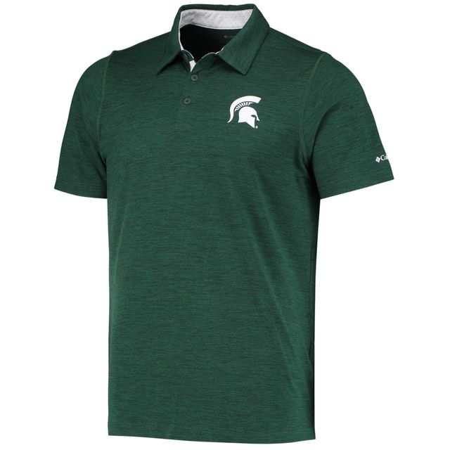 Polo omnicolore Columbia State Michigan Spartans Tech Trail pour homme