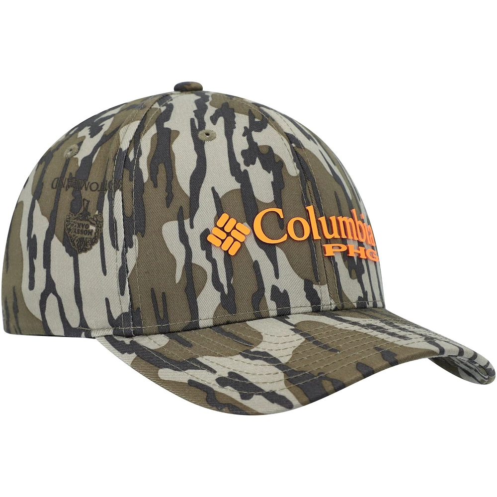 Casquette Columbia Mossy Oak Camo Michigan State Spartans Bottomland Flex pour homme