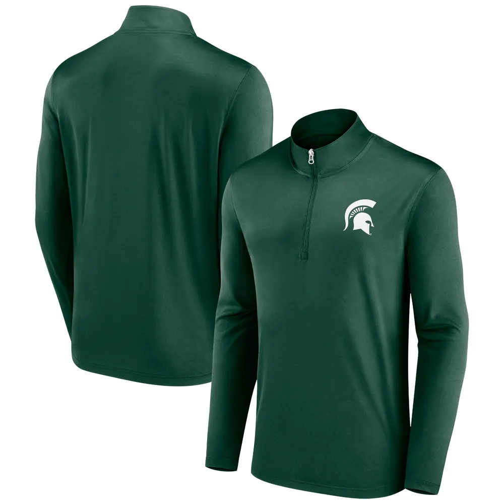 Lids Michigan State Spartans Fanatics Branded Underdog Mindset Quarter-Zip  Top - Green