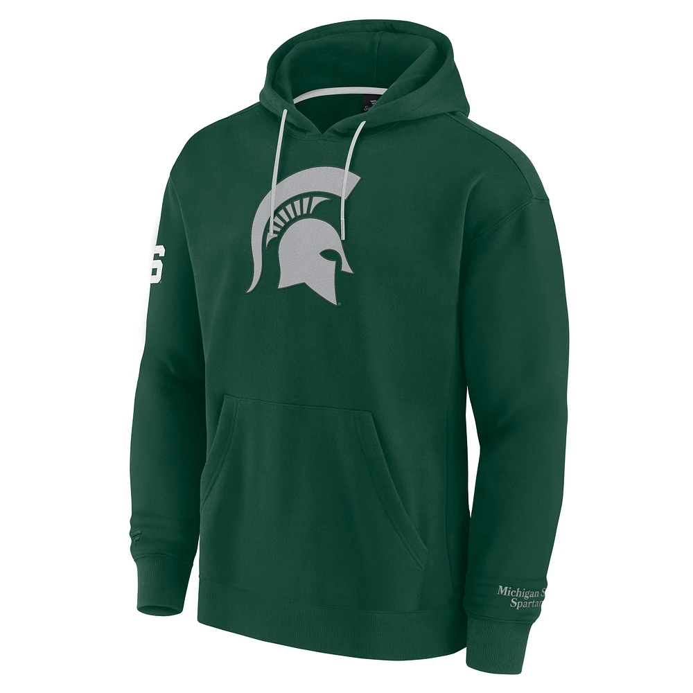 Men's Fanatics Green Michigan State Spartans Elements Pace Pullover Hoodie
