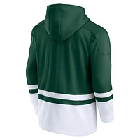 Men's Fanatics Green Michigan State Spartans First Battle Pullover Hoodie