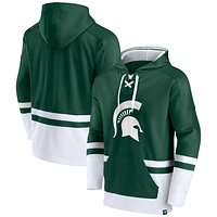 Men's Fanatics Green Michigan State Spartans First Battle Pullover Hoodie