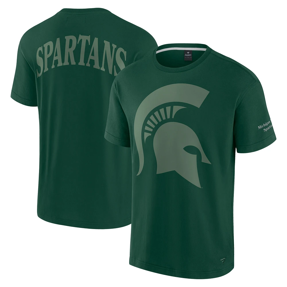 T-shirt emblématique vert fanatiques pour hommes Michigan State Spartans