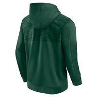 Sweat à capuche entièrement zippé vert Michigan State Spartans Power Index pour hommes