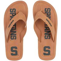 Men's FOCO Michigan State Spartans Color Pop Flip Flop Sandals