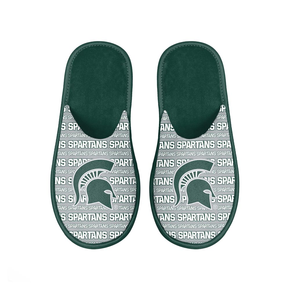 Men's FOCO Michigan State Spartans Scuff Logo Slide Slippers