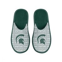 Men's FOCO Michigan State Spartans Scuff Logo Slide Slippers