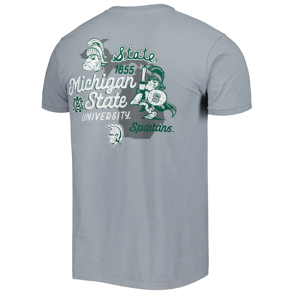 T-shirt Graphite Michigan State Spartans Vault Comfort pour homme