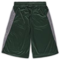 Men's Green Michigan State Spartans Big & Tall Textured Shorts