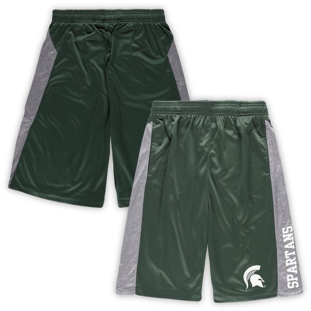 Short texturé Big & Tall Michigan State Spartans pour homme vert