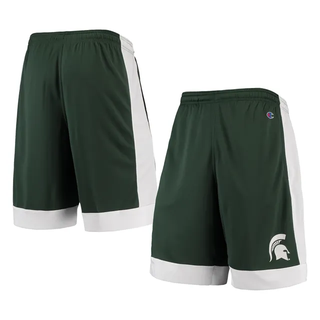 Lids Michigan State Spartans Youth Lateral Mesh Performance Shorts - Green