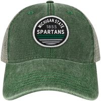 Men's Green Michigan State Spartans Sunset Dashboard Trucker Snapback Hat