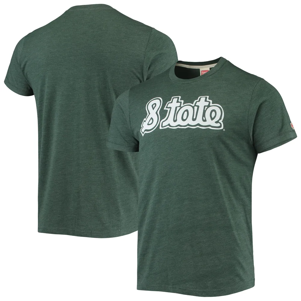 Men's Oakland Athletics Homage Green Hyper Local Tri-Blend T-Shirt