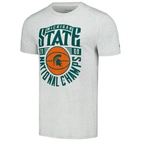 T-shirt des Spartans de l'État du Michigan Homefield Ash pour hommes