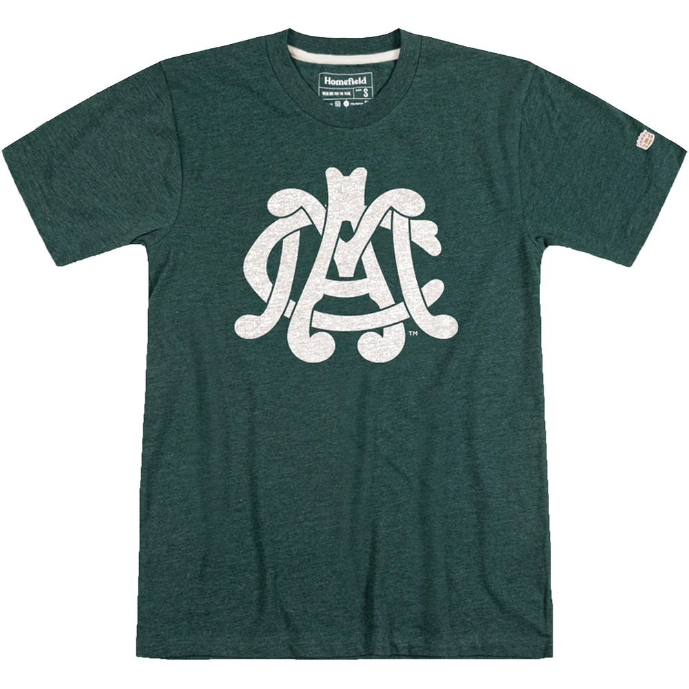 T-shirt vert Homefield pour hommes des Spartans de l'État du Michigan Vault Interlock "MAC"