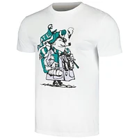 T-shirt blanc des Spartans de l'État du Michigan Homefield pour hommes