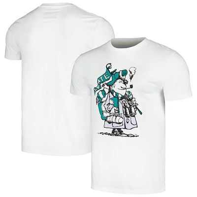 T-shirt blanc des Spartans de l'État du Michigan Homefield pour hommes