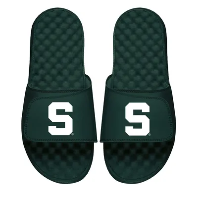 Michigan State Spartans ISlide Letter Slide Sandals - Green