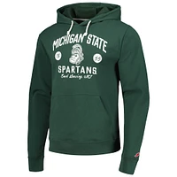 Sweat à capuche essentiel pour hommes, League Collegiate Wear, Michigan State Spartans, Bendy Arch