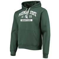 Sweat à capuche en polaire essentiel Volume Up pour hommes, League Collegiate Wear, Michigan State Spartans, vert