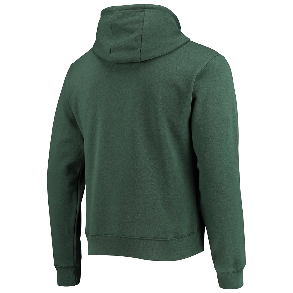 Sweat à capuche en polaire essentiel Volume Up pour hommes, League Collegiate Wear, Michigan State Spartans, vert