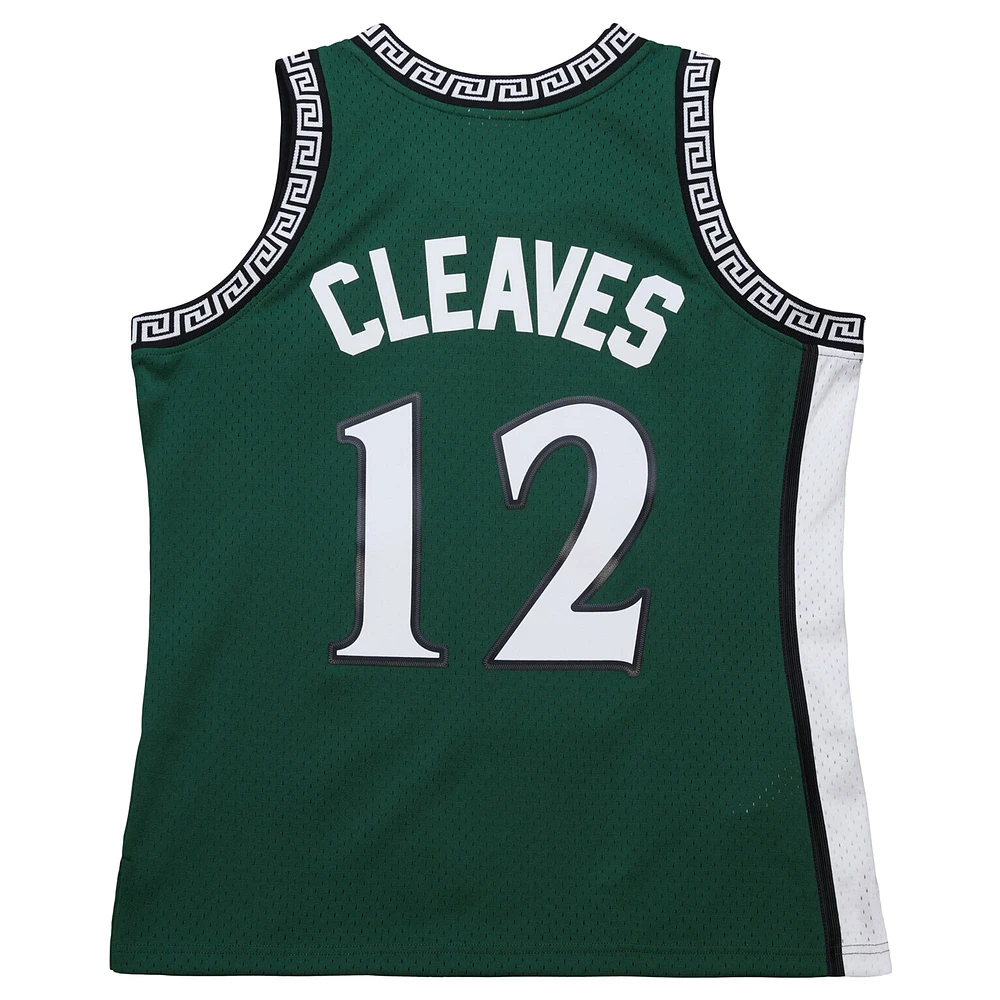 Men's Mitchell & Ness Mateen Cleaves Green Michigan State Spartans 1999/00 Swingman Jersey