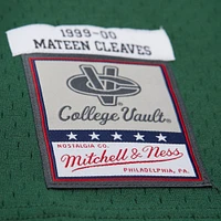 Men's Mitchell & Ness Mateen Cleaves Green Michigan State Spartans 1999/00 Swingman Jersey